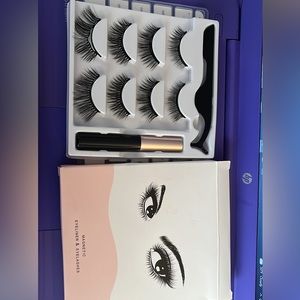 Magnetic Reusable Lashes - 4Pack with Glue!